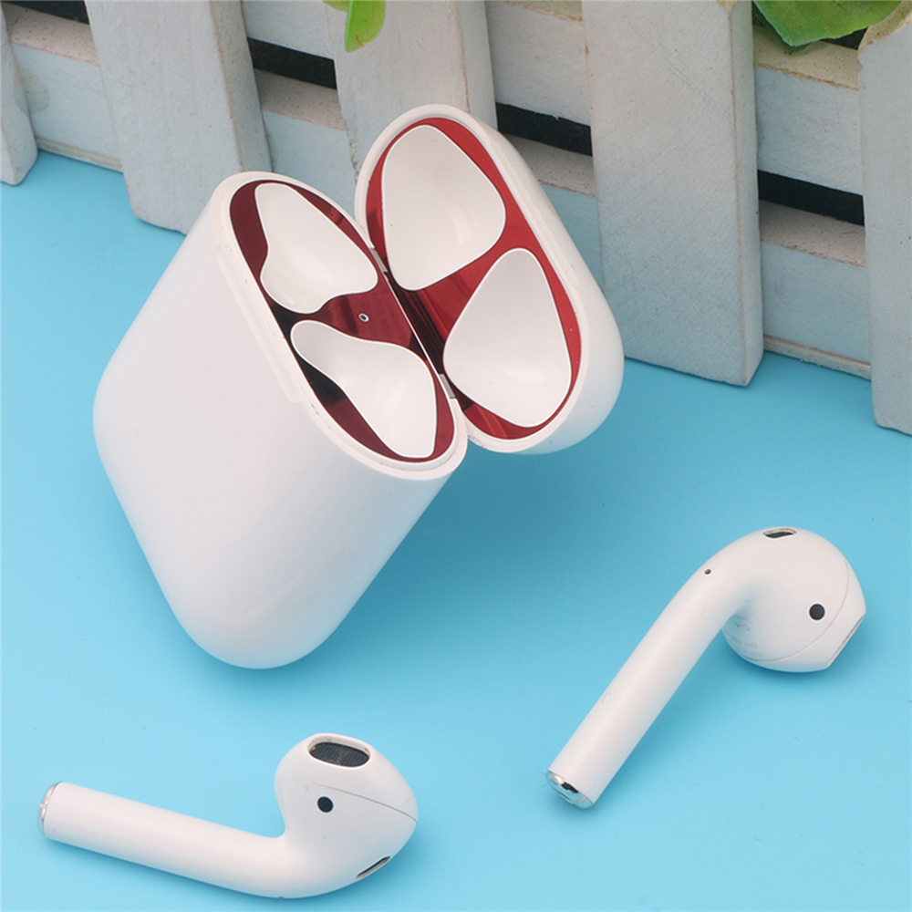 Dust-Proof Super Thin Protector Earphone Cover Sticker for AirPods